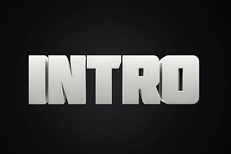 Сделаю крутое интро для ютюб