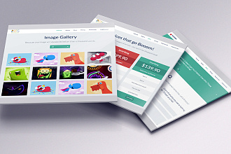 Создание сайта landing page