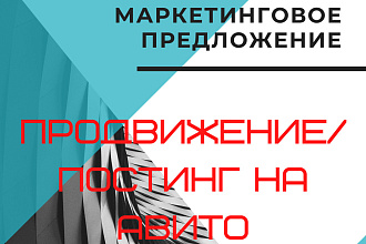 Ведение авито магазина, Постинг на Авито
