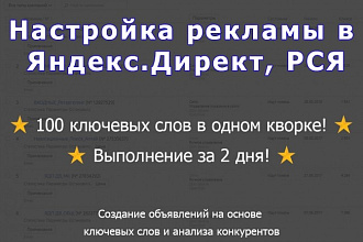Настройка рекламы в Яндекс Директ, РСЯ