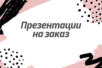 Подготовка презентаций, докладов