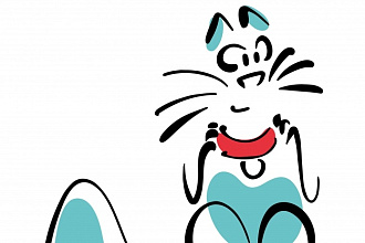 Нарисую мультяшного кота