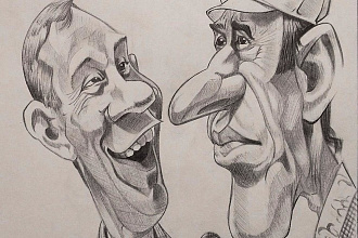 Напишу карикатуру, шарж