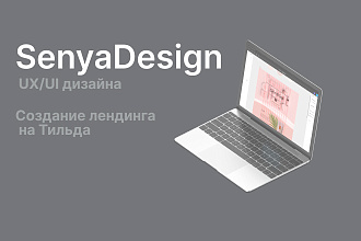 Создание продающего лендинга за на Тильде за 4 дня
