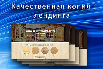 Качественная копия лендинга