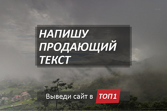 Продающий текст с высокой конверсией