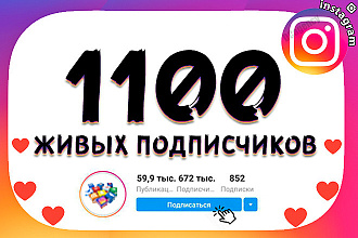 1100 подписчиков в паблик вконтакте