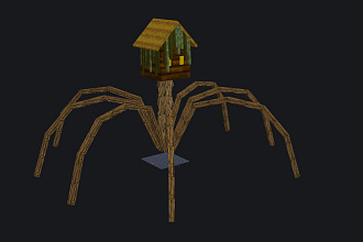 Создание 3д моделей в Blockbench for minecraft