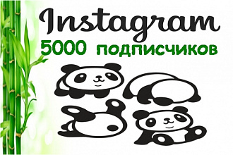 5000 подписчиков в Ваш аккаунт instagram