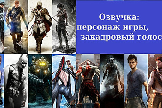 Озвучка персонажа игры