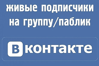 Привлечение живых Пописчикиков на паблик ВК или Страницу