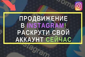 1000+ Подписчиков в ваш профиль Instagram