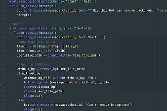 Создание телеграм бота
