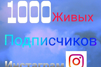 1000 русскоязычных инстаграм подписчиков