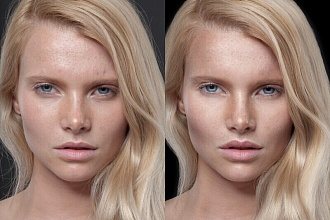 Обработаю лицо в Photoshop