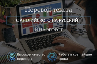 Качественный перевод вашего текста за короткий период времени