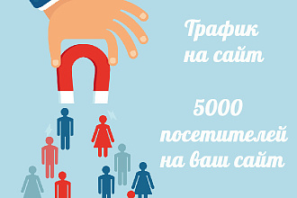 5000 посетителей на ваш сайт