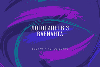 Создам современный , креативный , впечатляющий логотип