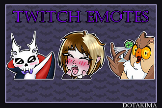 Нарисую смайлы или иконки для вашего Twitch-канала