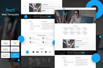 Шаблон для вашего сайта, лендинга WordPress тема, HTML5
