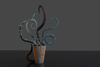 3D модель без UV и ретопологии