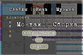 Соберу видеоролик из ваших слайдов, дикторской речи и музыки