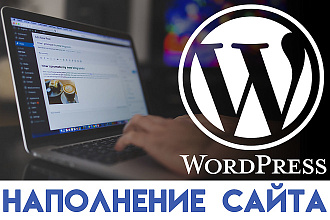 Опытный контент-менеджер для Вашего сайта на WordPress. 7 статей