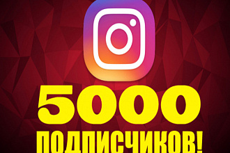 Привлечение подписчиков в instagram 5000