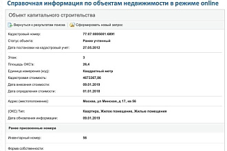 Парсер поиска информации об объекте недвижимости Росреестра