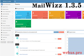 Установка скрипта e-mail рассылок MailWizz 1.3. 5