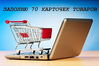 Заполнение карточек товаров в интернет-магазин