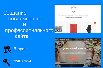 Создание одностраничного сайта под ключ на Tilda