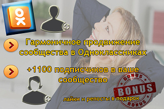 Наращу подписчиков и продвину сообщество в Одноклассниках