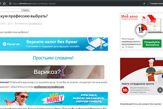 Напишу размещу статью, обзор с вашей ссылкой на своём сайте