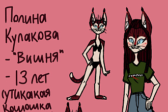 Концепт-арт персонажа, референс персонажа
