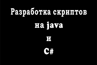 Напишу скрипты на java, bash и js