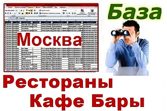 База ресторанов, кафе, баров Москвы и МО
