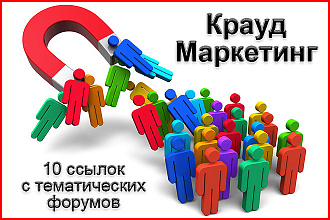 Крауд - ссылки с форумов России или Украины