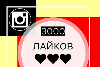 3000 лайков в Instagram