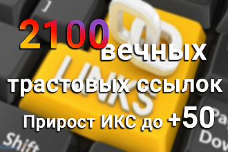 Профильные ссылки. 2100 Вечные профильные ссылки с ИКС до +50