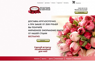 Стильный дизайн главной страницы сайта