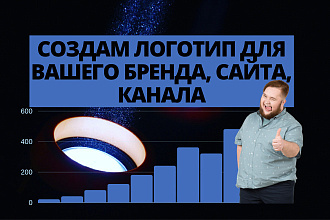 Создам Логотип для вашего бренда, сайта, канала