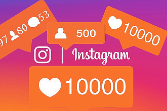 2500 реальных подписчиков в instagram