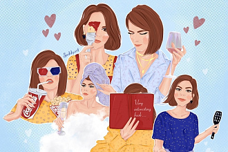Нарисую портретные стикеры для Instagram и мессенджеров