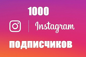 1000 подписчиков в Инстаграм