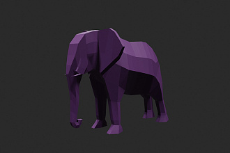 3D Low poly Модели