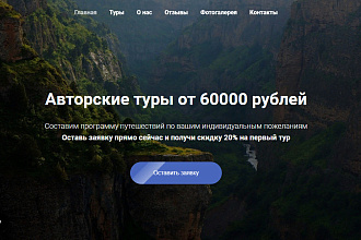 Создам адаптивный лендинг с индивидуальным дизайном на Tilda