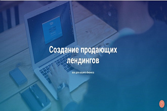 Создам продающий лендинг для вашего бизнеса