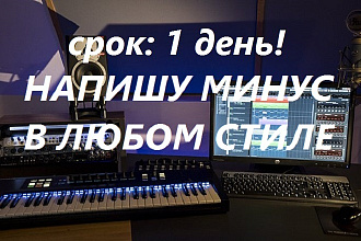 Сделаю минус в любом стиле в быстрые сроки, профессиональное качество