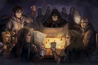 Напишу сценарий для вашего шота, кампании по Dungeons and Dragons
